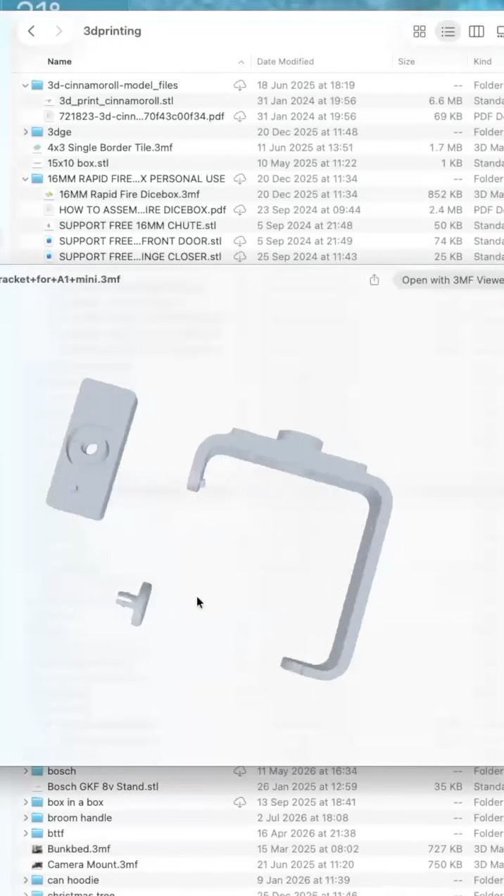Finally solved this annoying #3dprinting problem. Built an extension to allow you to preview and quick look 3mf files in macOS.

It's really