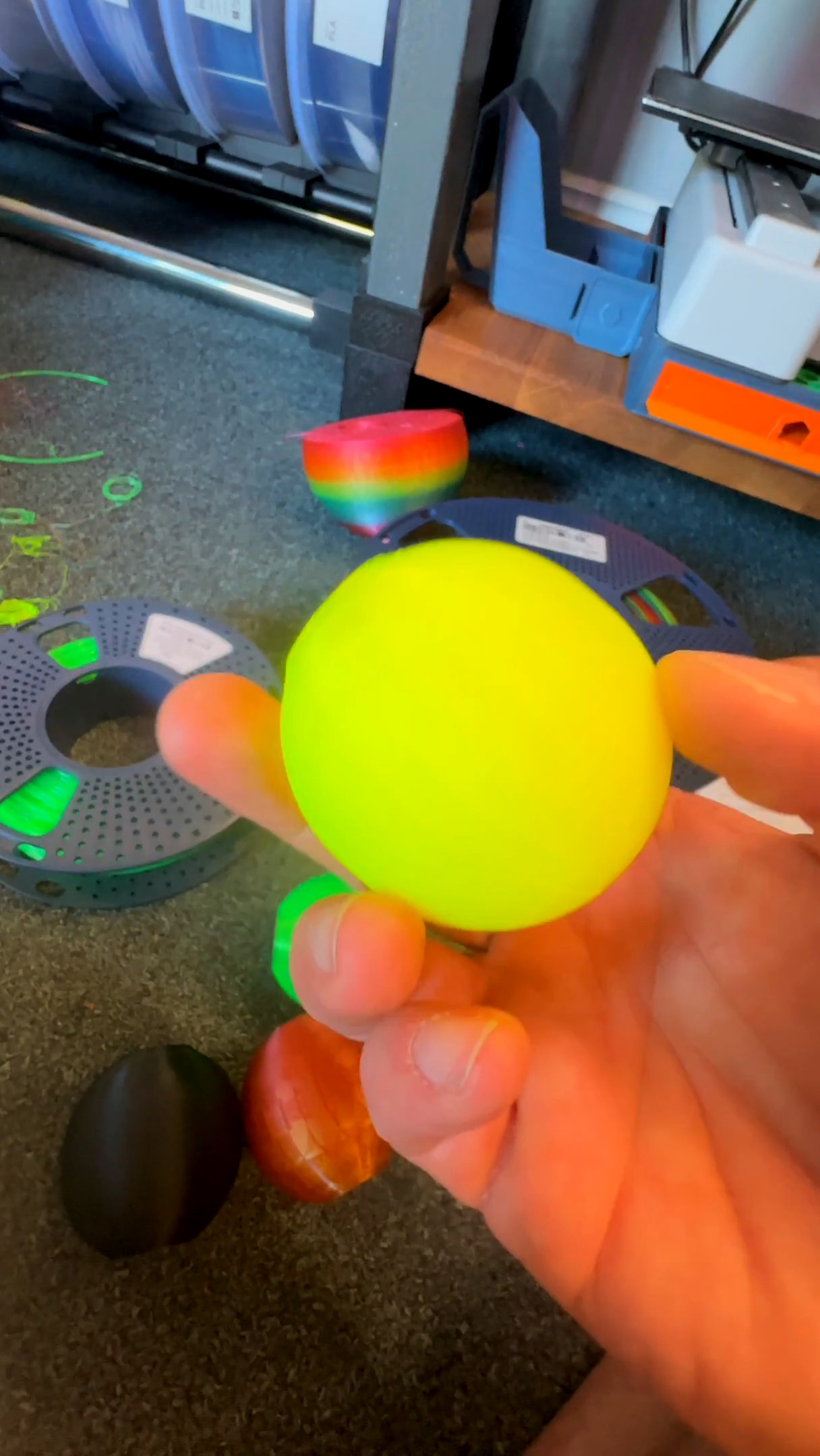 Update on the Transparent Rainbow PLA printing saga... thanks for all the comments, all super helpful, and after some experimentation, seem 