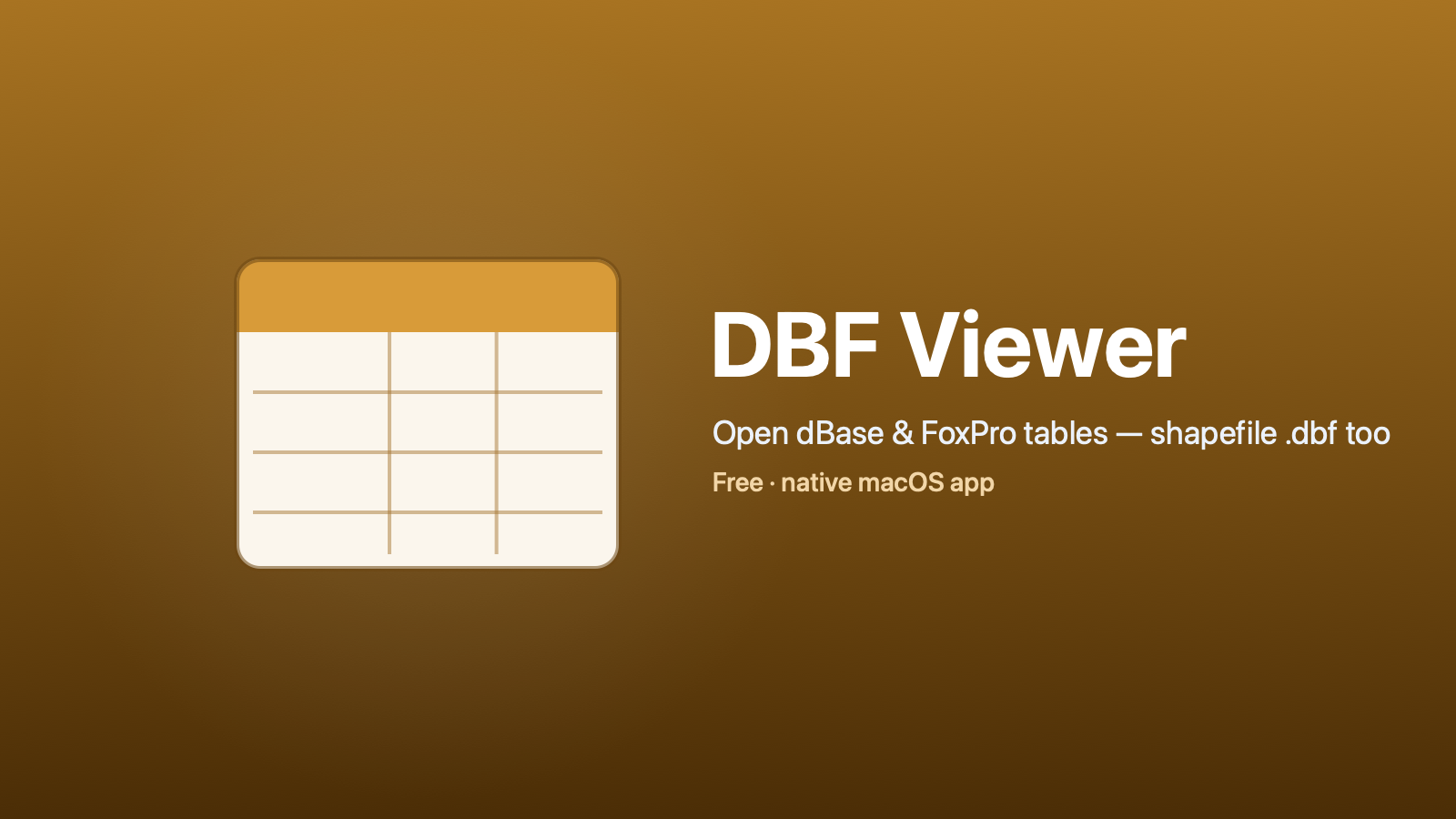 DBF Viewer
