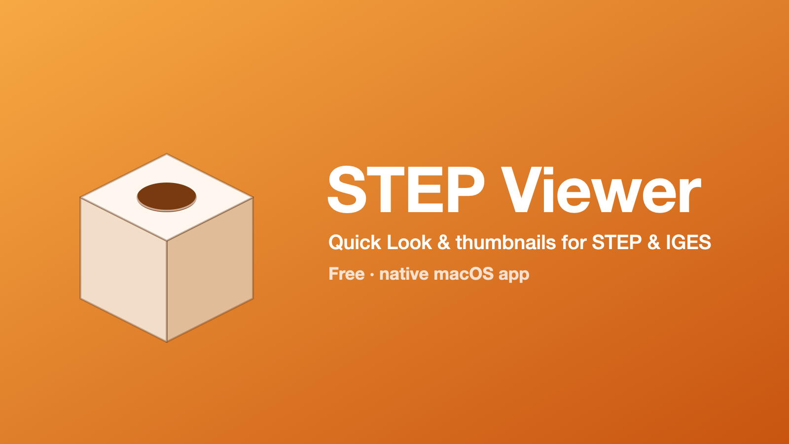 STEP & IGES Viewer for macOS